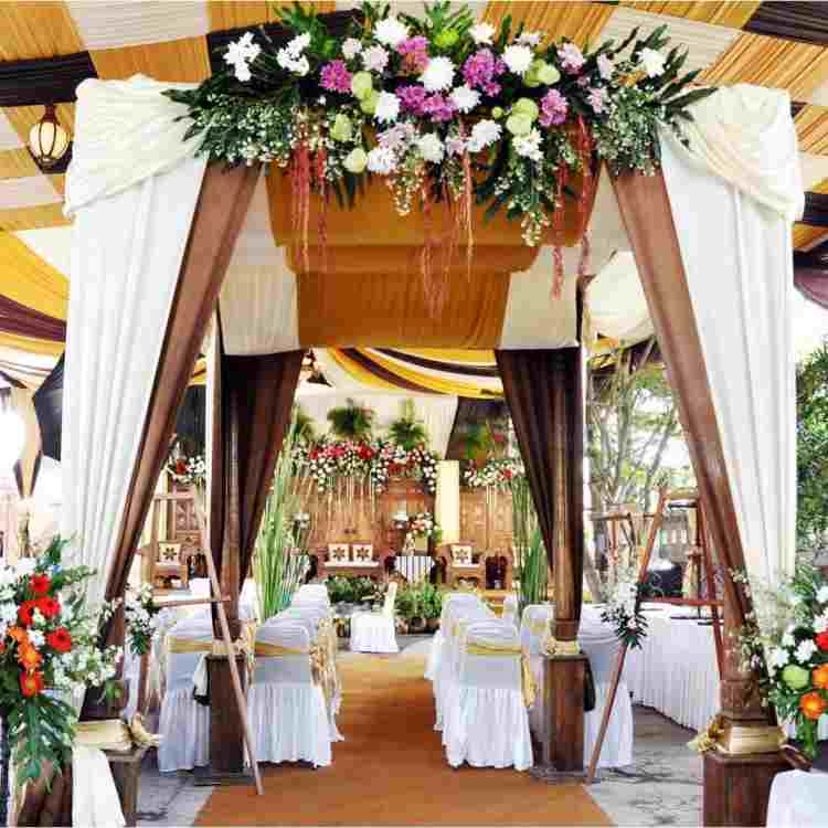 Artikel: Dekorasi Pernikahan Sederhana Di Halaman Rumah| HBS Blog ...