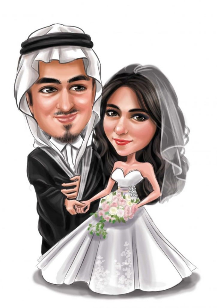 28 Gambar Kartun Pasangan Muslim Menikah Gambar Kartun Ku