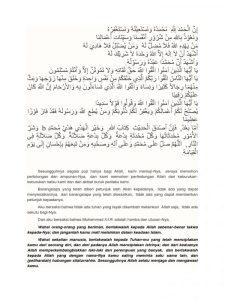 √ Contoh Khutbah Nikah (SINGKAT, BAHASA ARAB & INDONESIA)